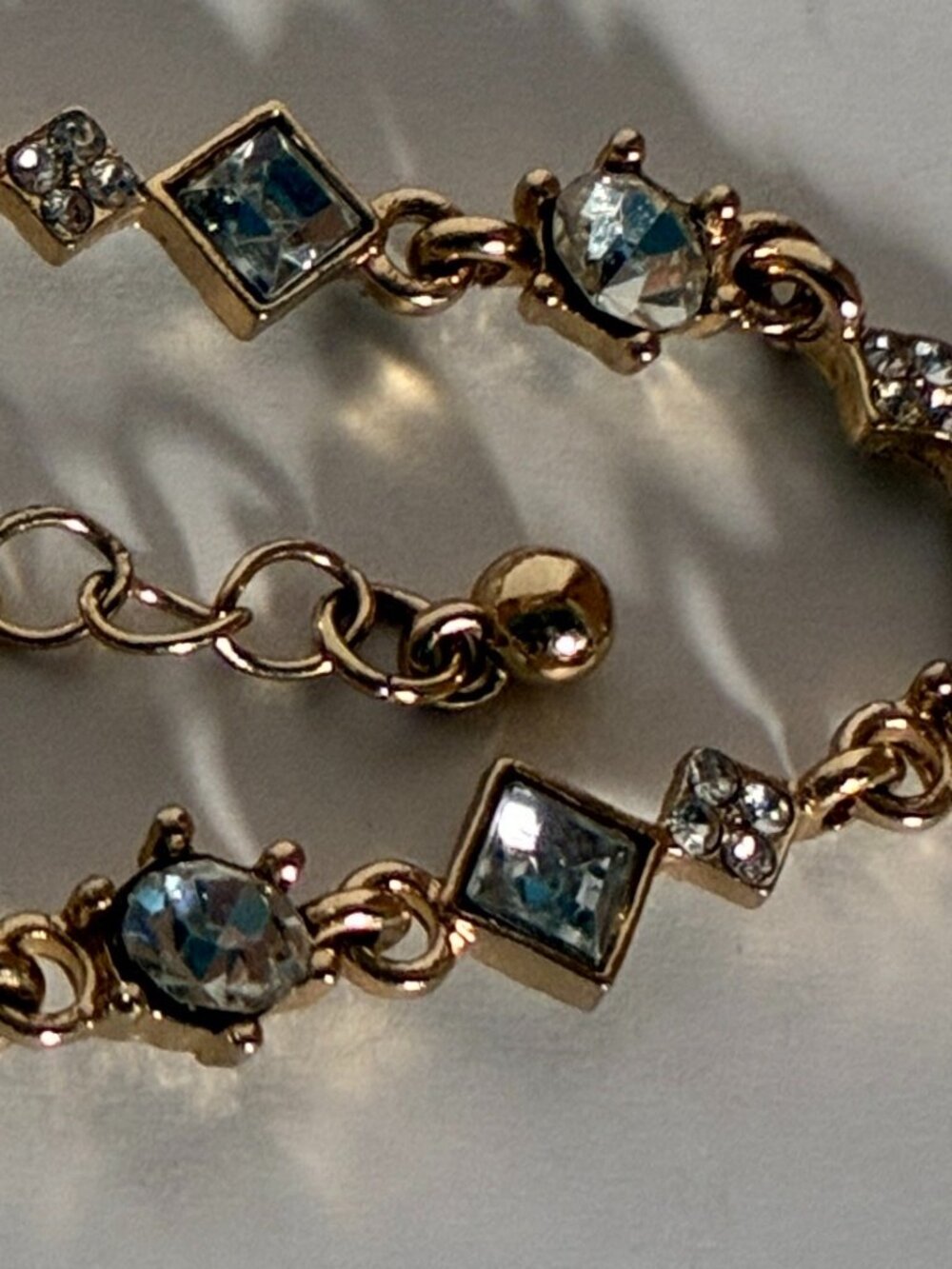 Silver Plated Rhinestone Necklace - Picture 6 of 8